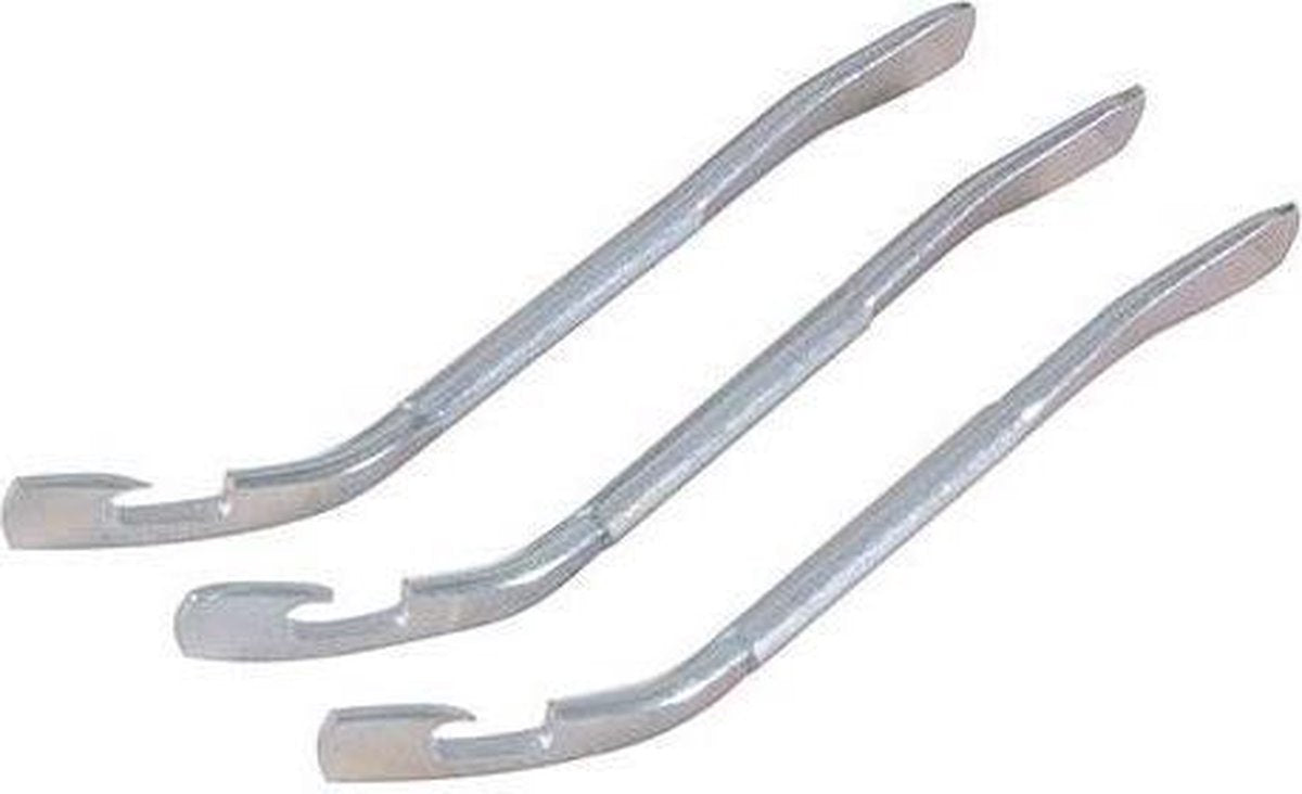 Silverline 3-delige metalen bandenlichter set 110 mm