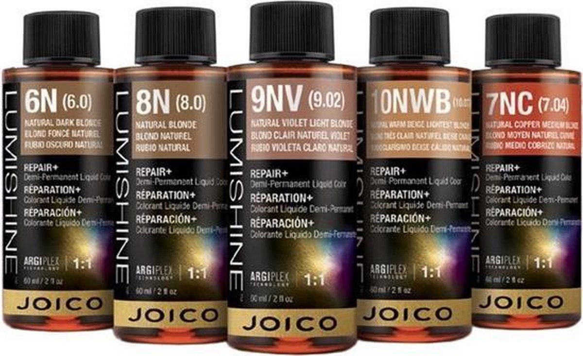 6NG - Joico Lumishine Repair+ Demi Liquid Hair Color - Vloeibare Demi-Permanente Haarkleuring