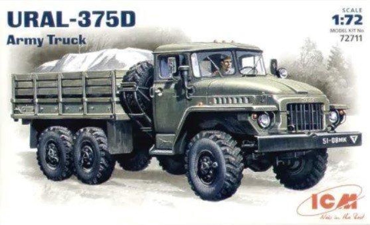 ICM | 72711 | Ural 375D | 1:72