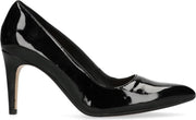 Clarks - Dames - Zwarte Laina Rae lakleren pumps - Maat 39.5