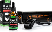 LB Products™ Baardgroei Olie + Derma Baard Roller - 30 ml