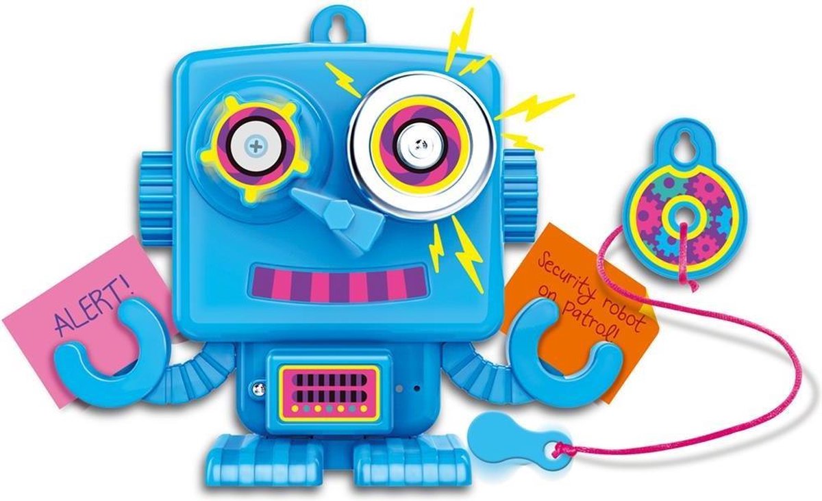 4m Steam Powered Girls Indringersalarm Robot 15 Cm (engels)