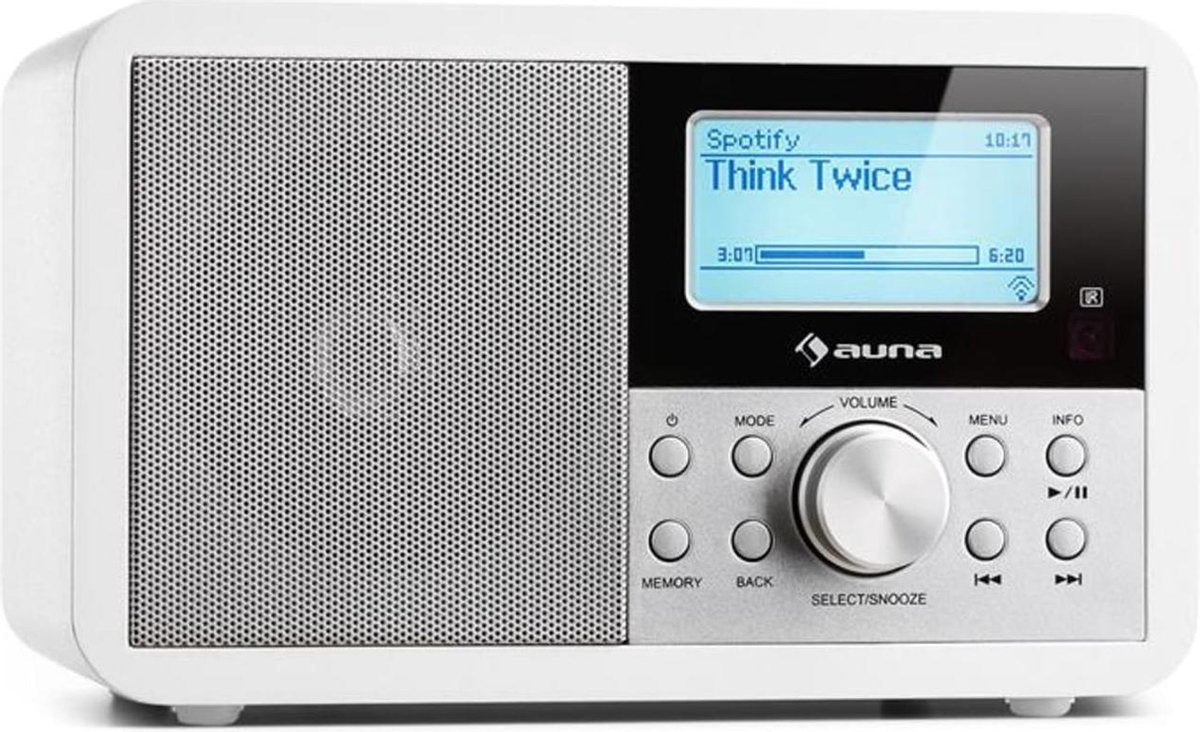Worldwide Mini internetradio WLAN netwerkplayer USB MP3 AUX FM-Tuner