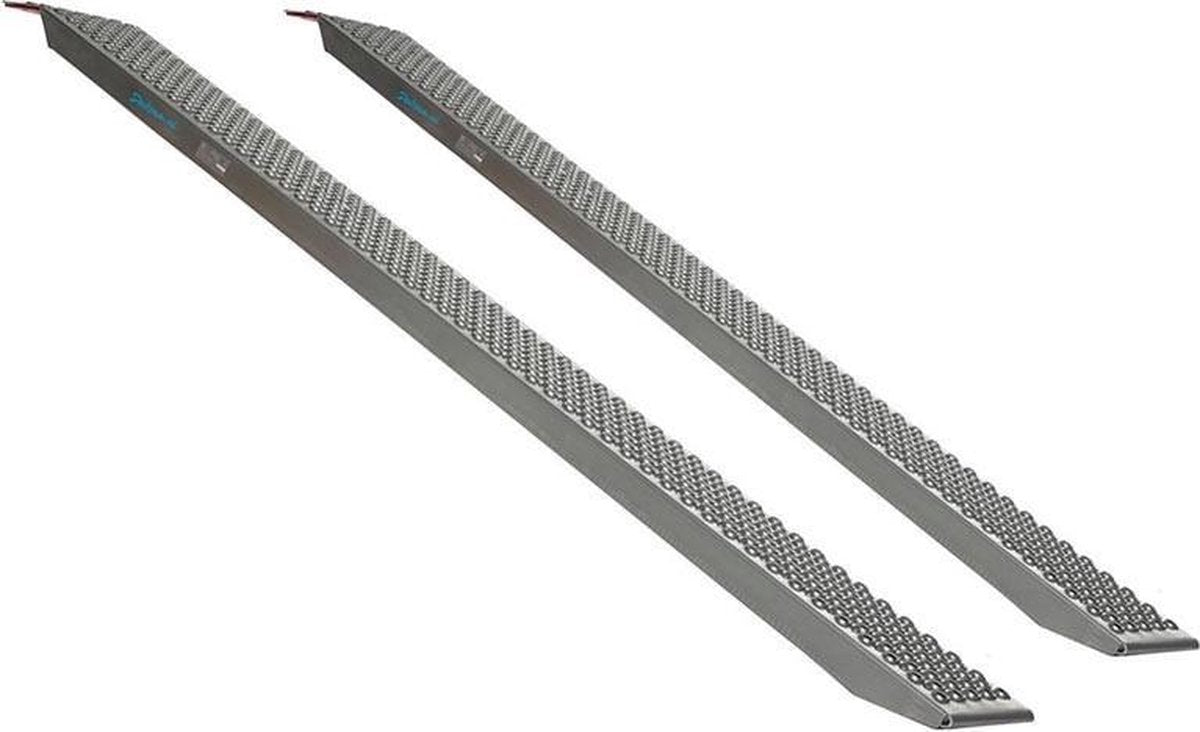 Datona® - Aluminium oprijplaat - 200 cm - 300 kg - 2 stuks