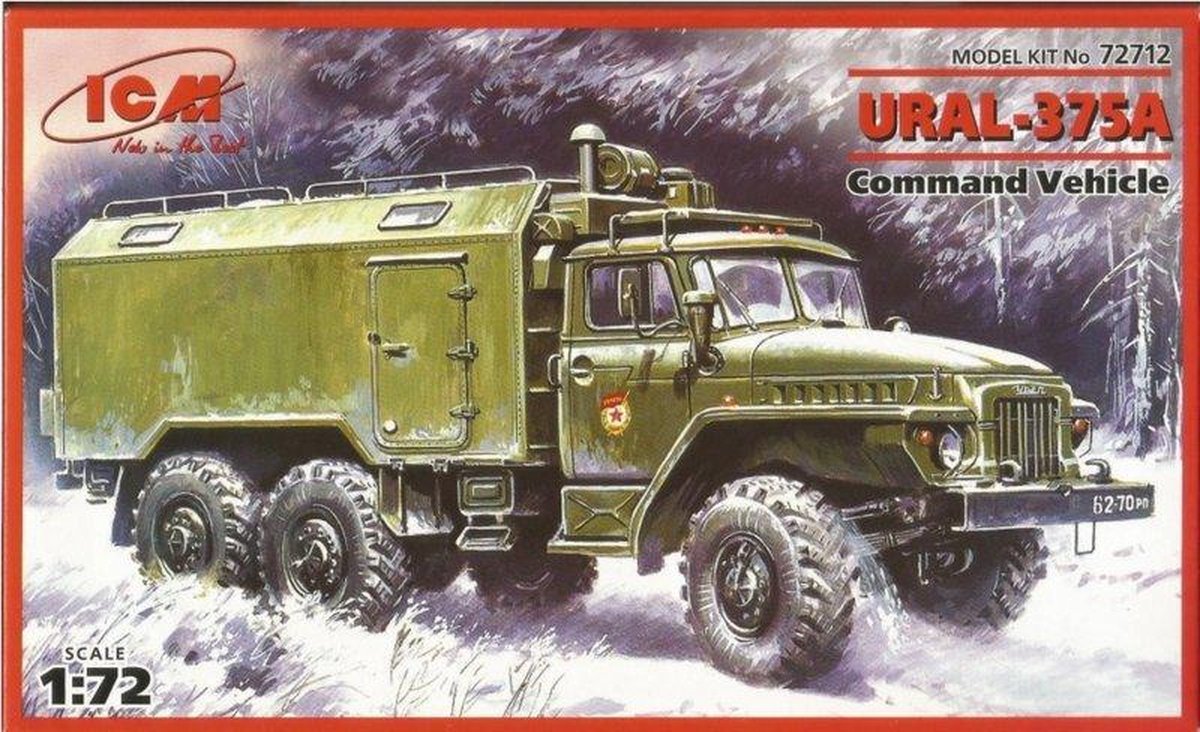 ICM | 72712 | URAL-375A Command Vehicle | 1:72
