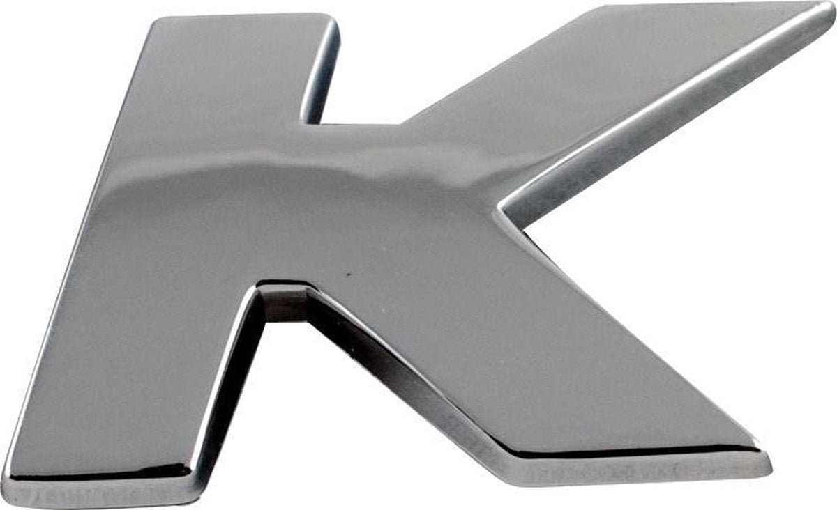 Sumex Plakletter K Chroom 25 X 15 Mm Per Stuk