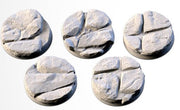Txarli Factory - 25mm Wargames bases (8 stuks) - Volcanic - Warhammer