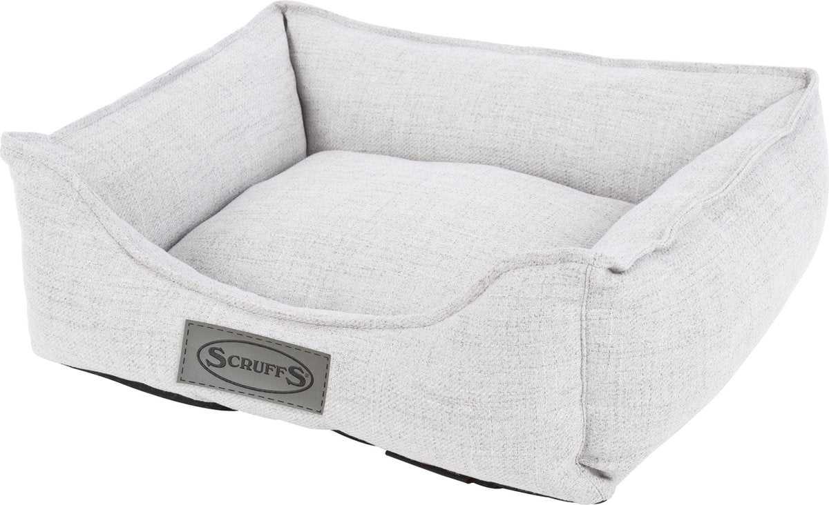 Stijilvolle en Comfortabele Hondenmand - Scruffs Manhattan - Lichtgrijs - Large
