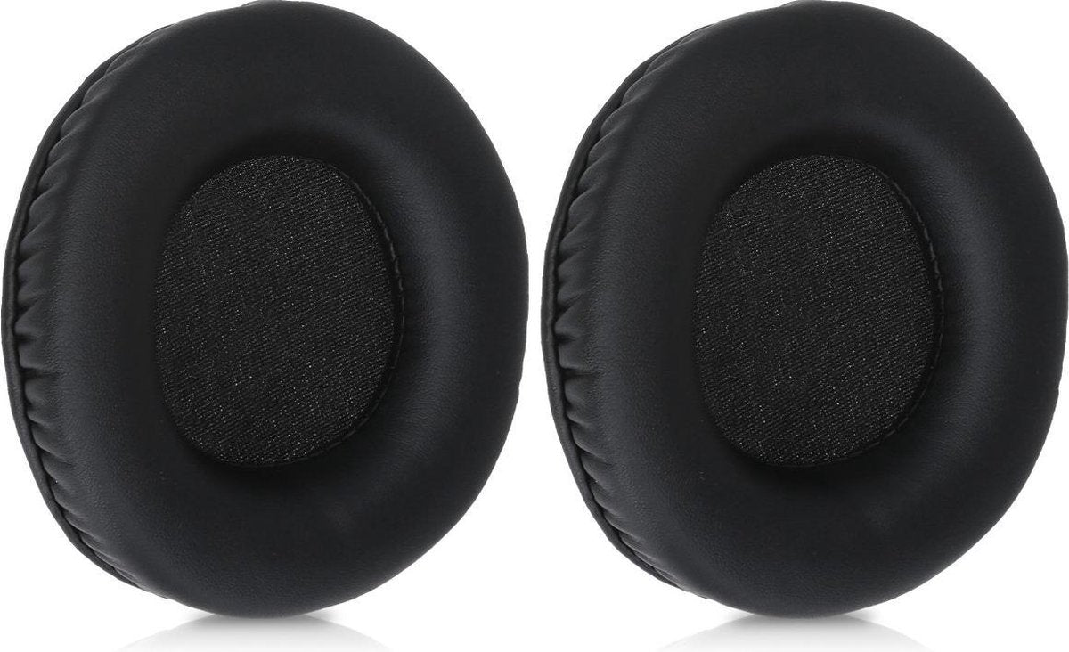 kwmobile 2x oorkussens voor Pioneer HDJ 2000/1000/1500 koptelefoons - imitatieleer - voor over-ear-koptelefoon - zwart