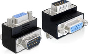 Delock - Adapter Sub-D 9 Pin Stecker - Buchse 270° gewinkelt