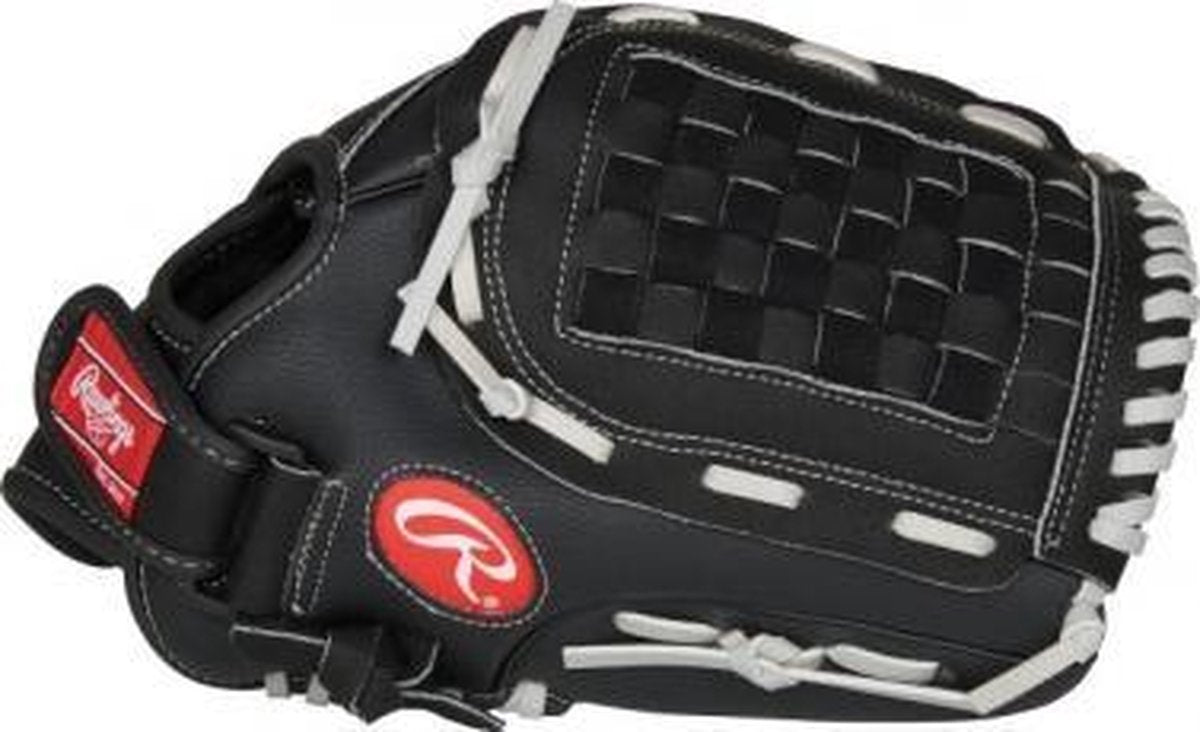 Rawlings RSB125GB Honkbal Softbal Handschoen - Zwart/Grijs - 12