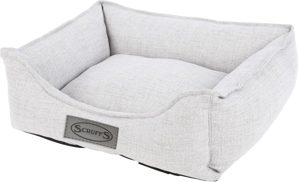 Stijilvolle en Comfortabele Hondenmand - Scruffs Manhattan - Lichtgrijs - Extra Large