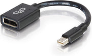 C2G 0.15m Mini DP M / DP F Zwart