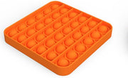 ColourFam Fidget Toy Pop it | Oranje Vierkant | Stress Verlagend | Fidget Popper | Fidget Speelgoed | Fidget Toys Pop it Tiktok | Fidget Pad