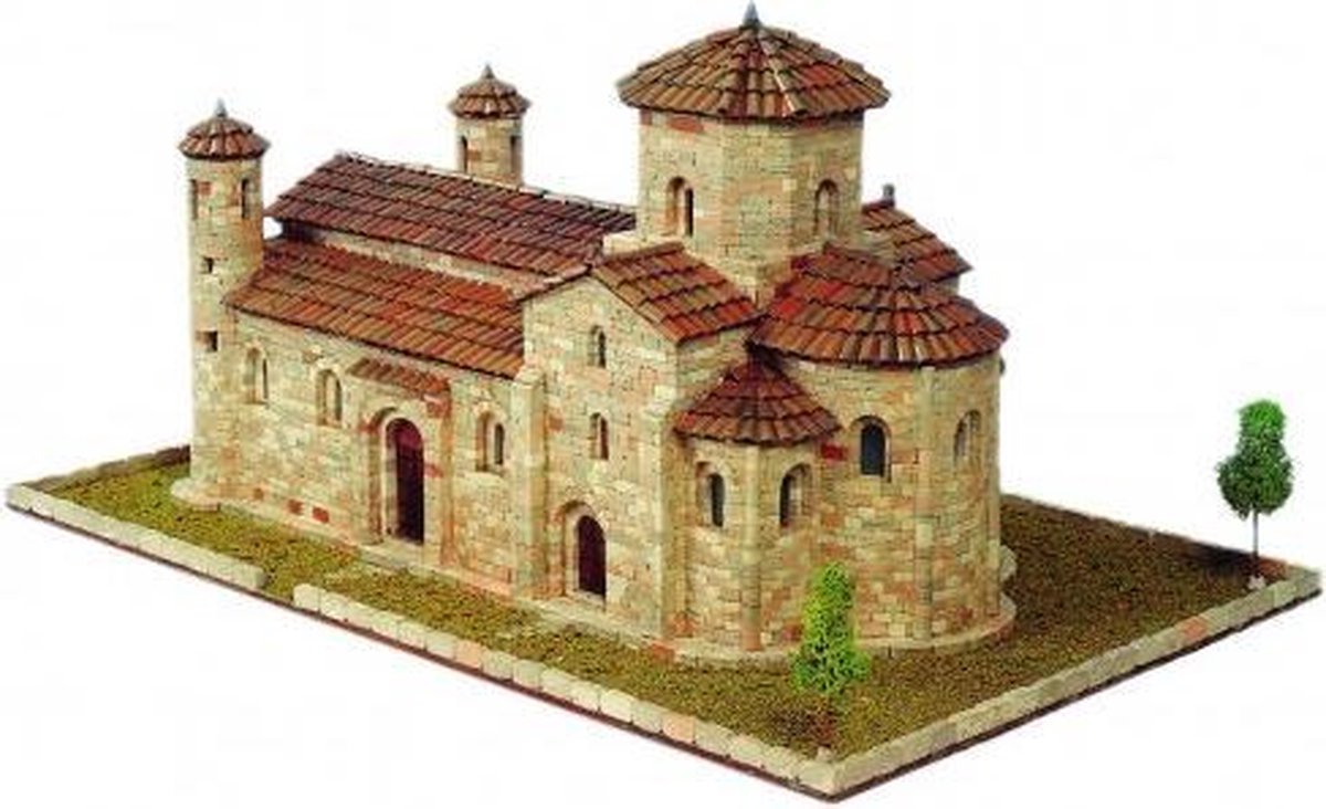 Stenen Bouwpakket Kerk van San Martin Fromista (Spanje)- Steentjes