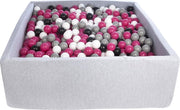 Zachte Jersey baby kinderen Ballenbak met 1200 ballen