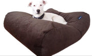 Dog's Companion hondenkussen M - 90 x 70 cm - chocolade bruin ribcord