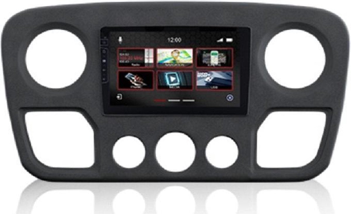 Navigatie Renault Master vanaf 2015 touch Screen parrot carkit overname boordcomputer TMC DAB+ Carplay android Auto