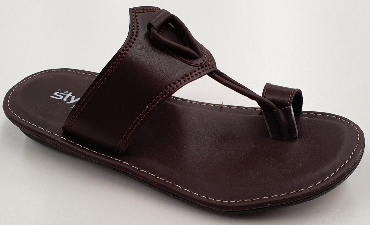 Heren Slipper - Bruin - Maat 42