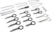 Silverline 20-delige radio verwijdering set