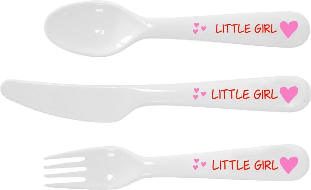 Kinderbestek 3-delig | Little girl