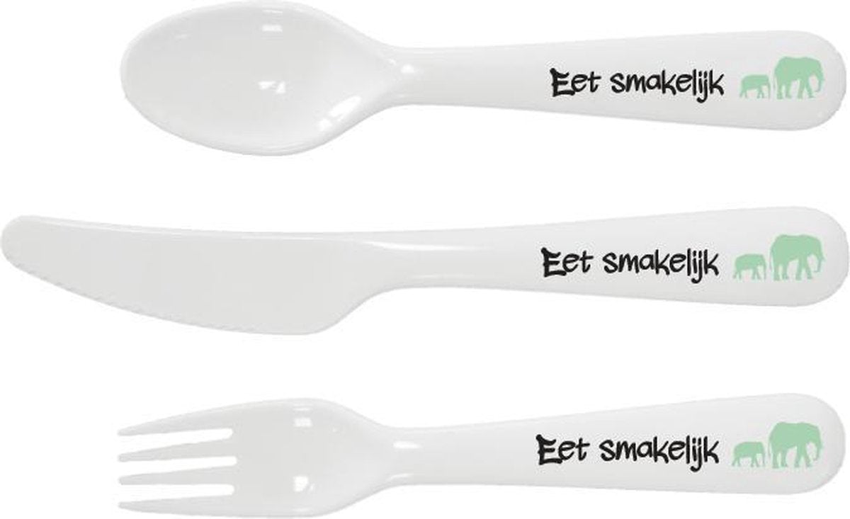 Kinderbestek 3-delig | Eet smakelijk