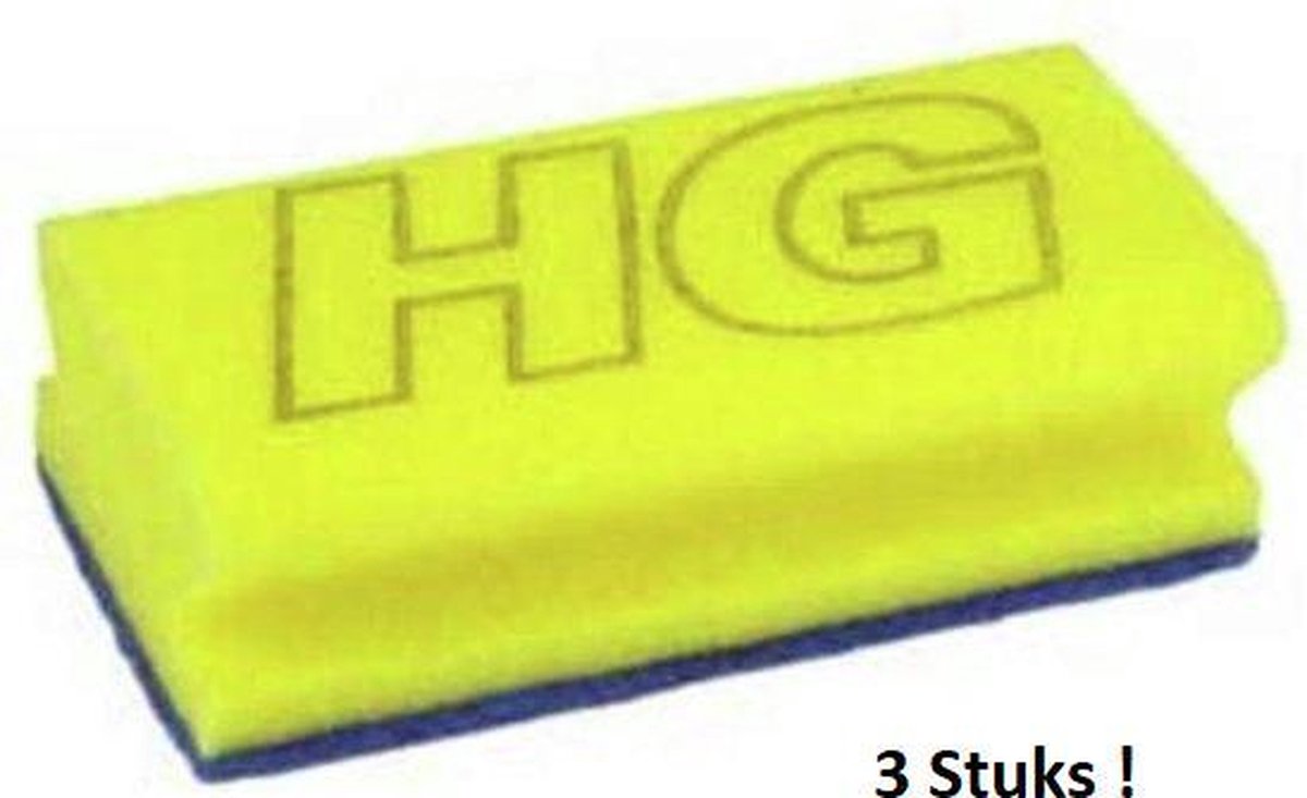 HG Sanitair schoonmaak schuurspons - 3 Stuks !