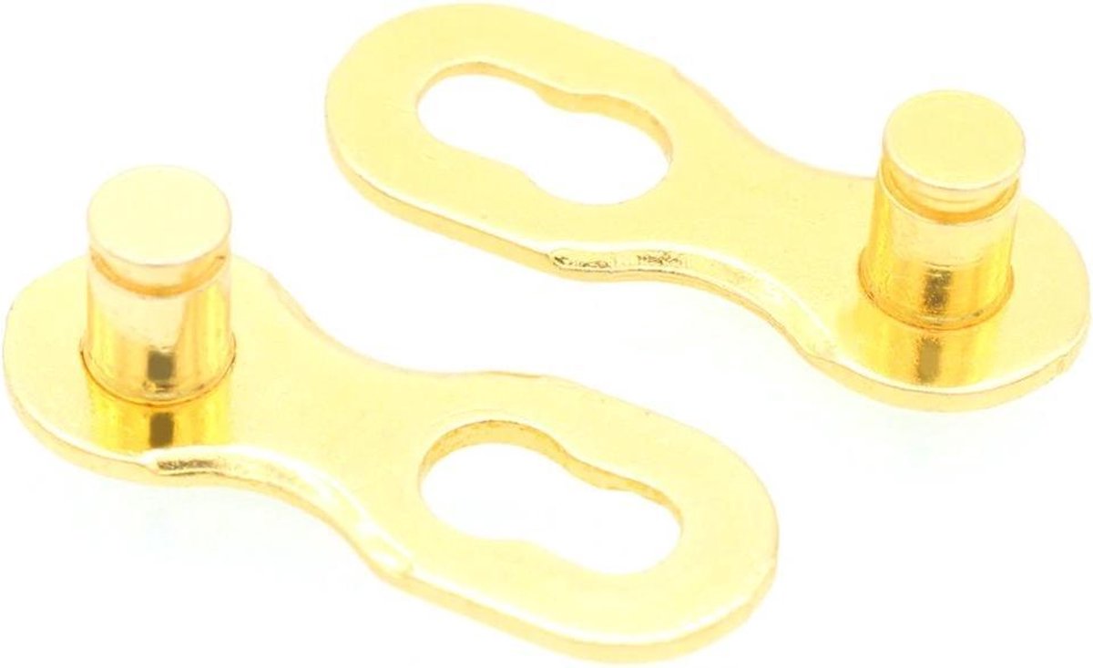 Herbruikbare Missing Chain Link 11 Speed Smart link Quick link Kettingschakel - voor KMC / Shimano / Sram Goud