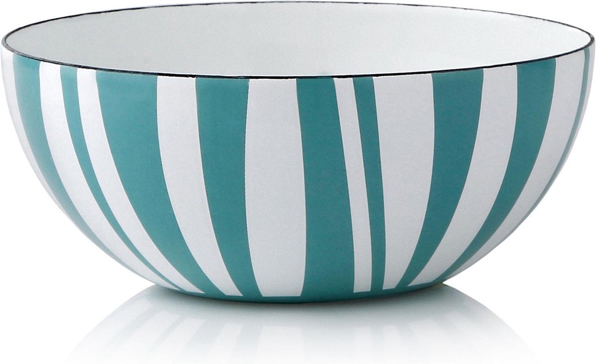 Green Moss Stripes Bowl 14 cm