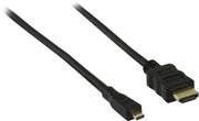 Coretek Micro HDMI - HDMI kabel - versie 1.4 (4K 30Hz) / zwart - 10 meter
