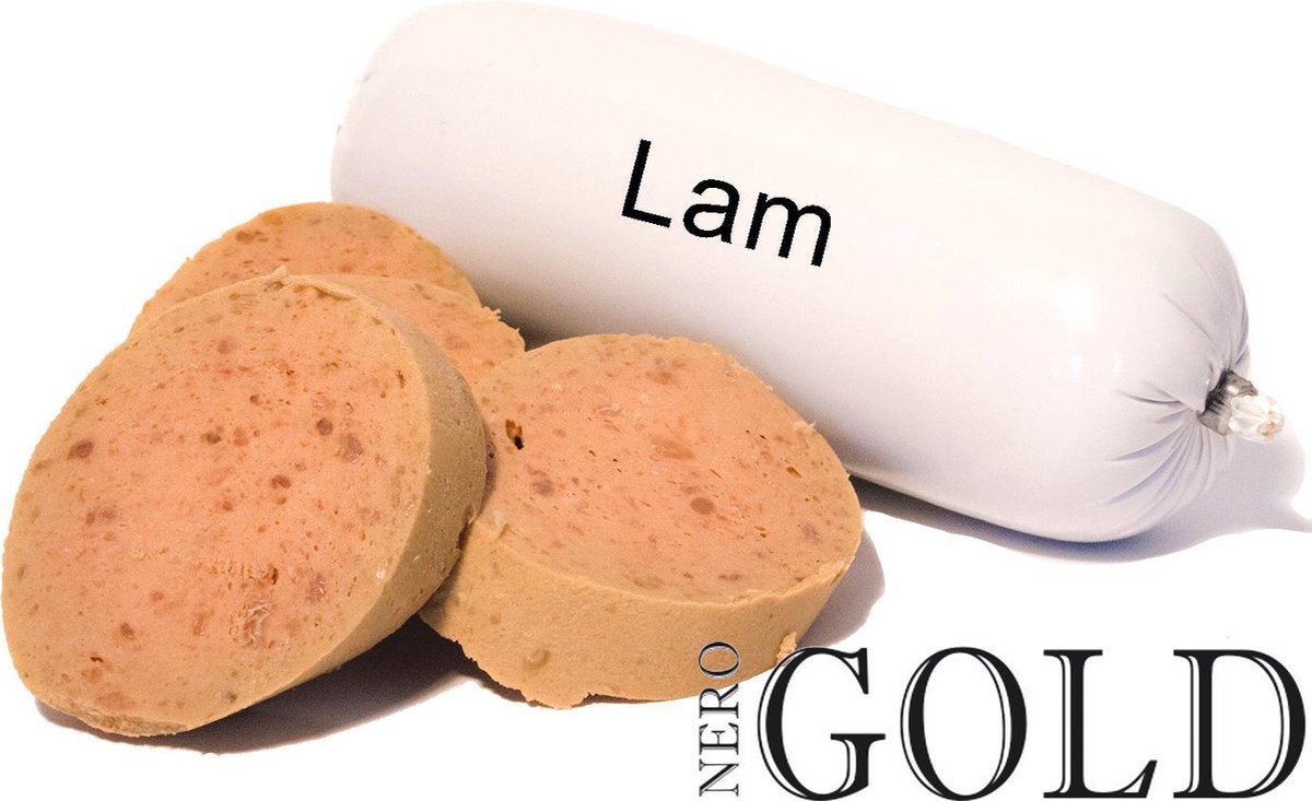 Nero Gold Vlees worst Lam 800gr - 6 stuks