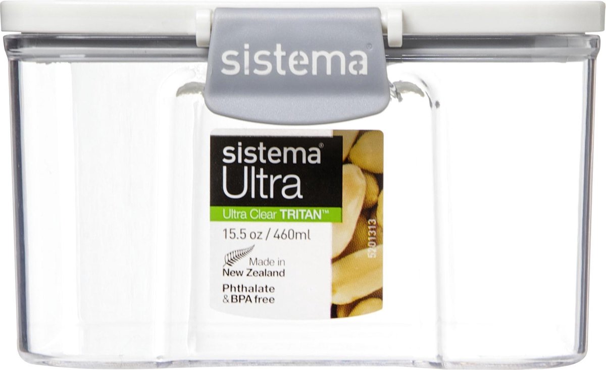 Sistema Tritan Ultra Voorraaddoos - Vierkant - Onbreekbaar - 460ml