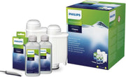 Philips Saeco waterfilter en ontkalker - reinigingsset onderhoud Onderhoudsset - voor espressomachines koffiezetapparaat - set oa. Ontkalker