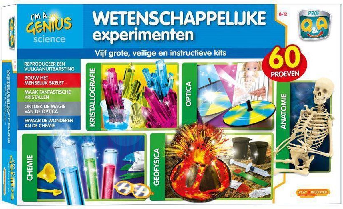 Prof Q&A Wetenschapsdoos Experimenten