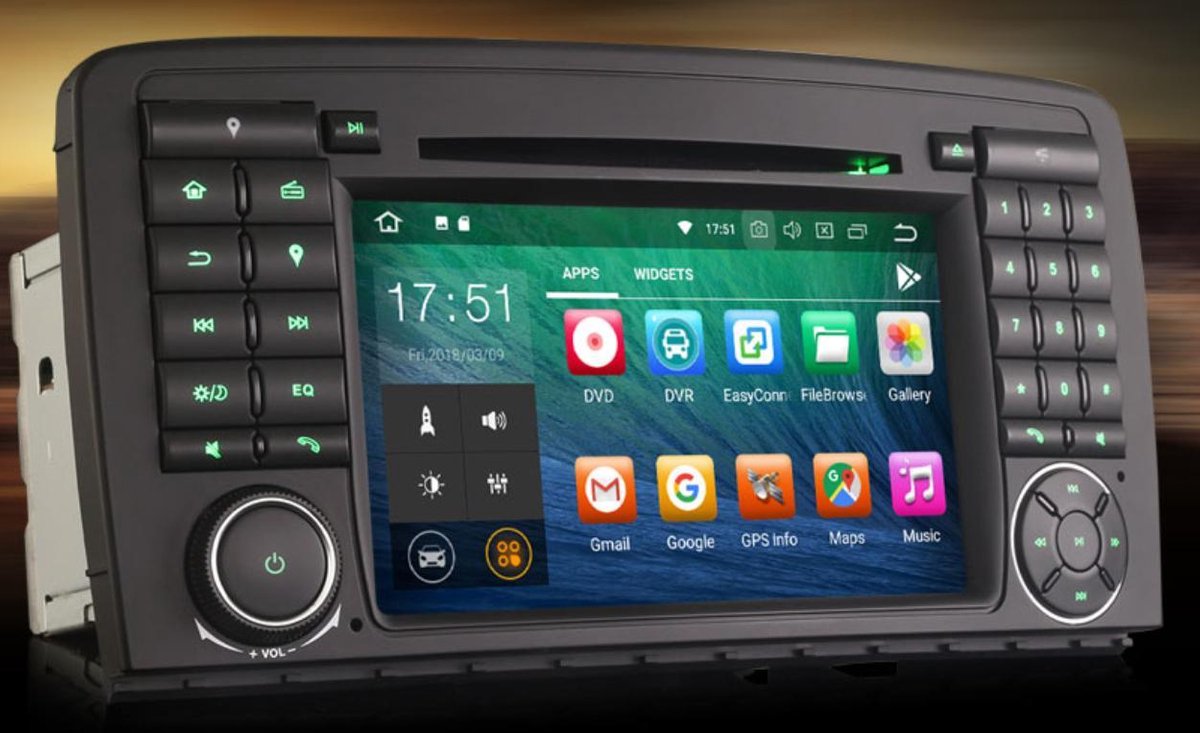 Voltario® 7 "Android 8.0 Autoradio met navigatie