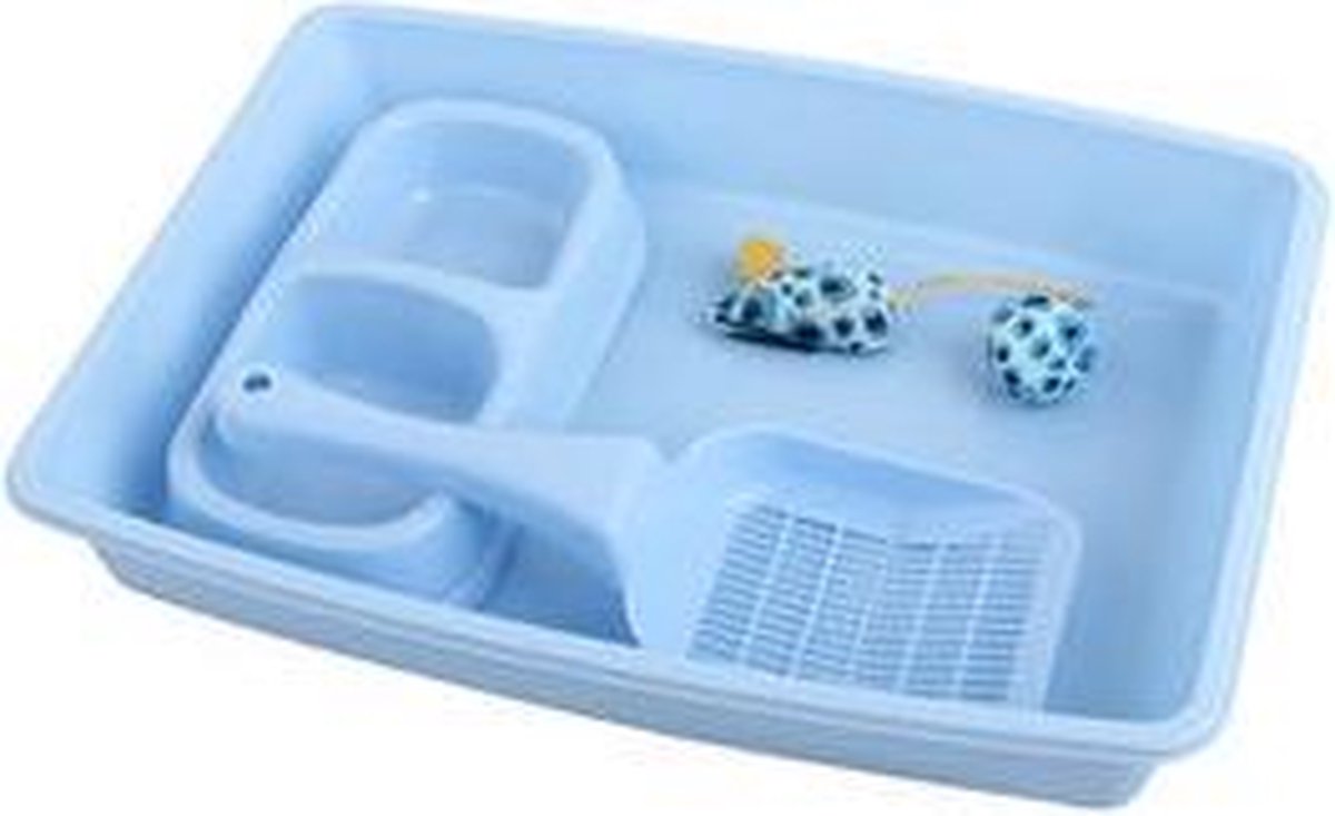 Pawise Kitten Starterset - Blauw
