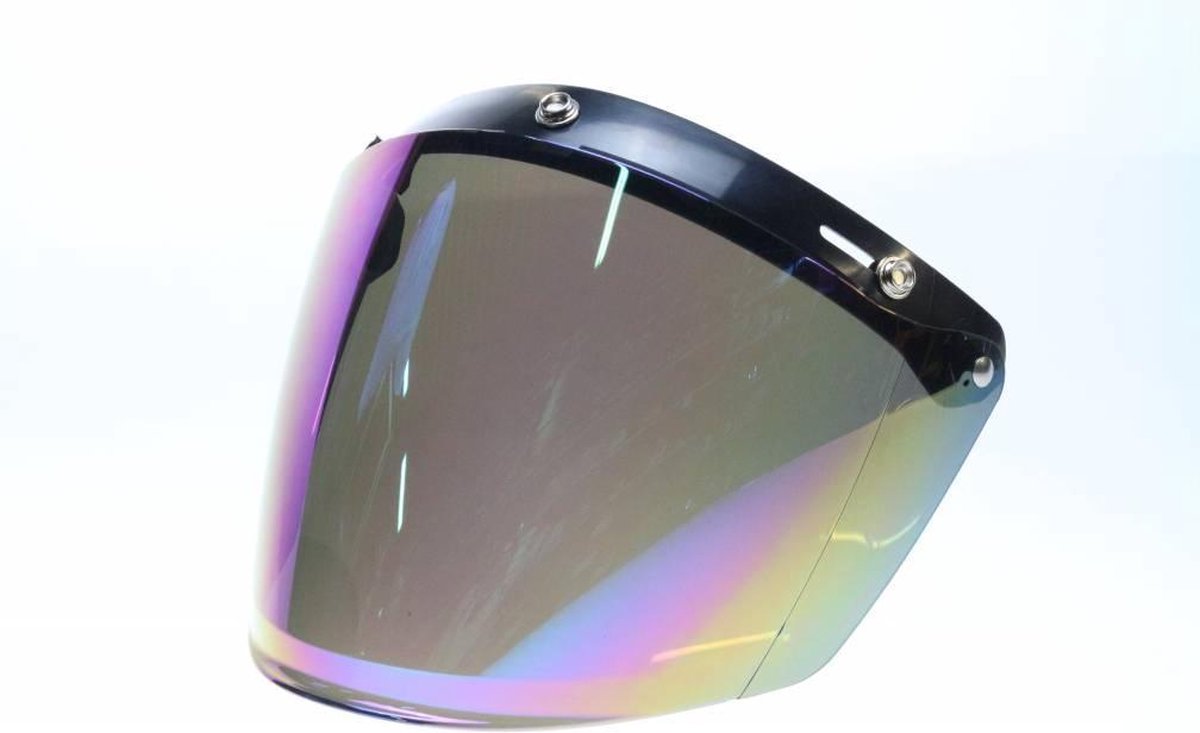 U flip up 3 knop vizier helm multi-kleur