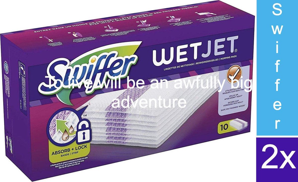 Swiffer WetJet Dweilsysteem - 2 x 10 stuks - Navul Reinigingsdoekjes
