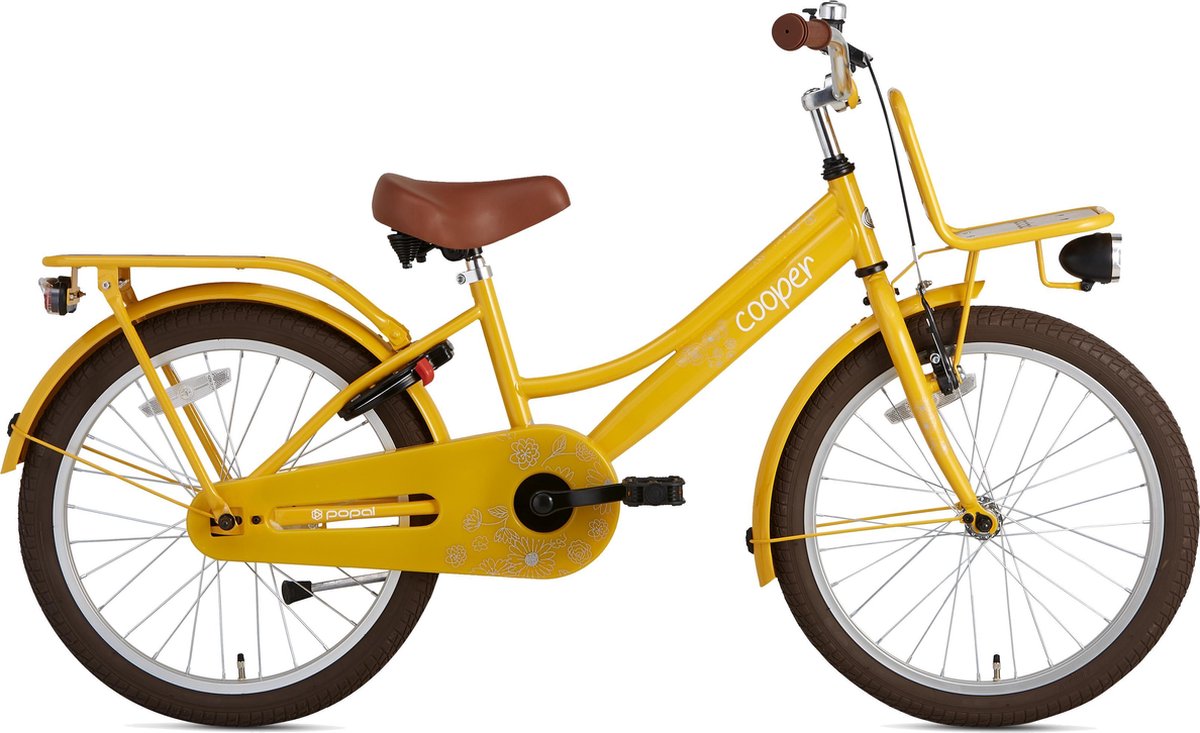 SuperSuper Cooper Bamboo Meisjesfiets 20 inch - Geel