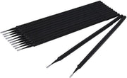 Lashes & More - 100 stuks  Wegwerp Microbrushes - Zwart - Wimpers Uitbreiding  - Individuele Lash Verwijderen -  Wattenstaafje - Micro Borstel Voor Wimper Extensions Tool- microbrush