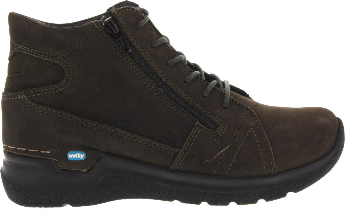 Dames Veterschoenen Wolky 0660611-770 Why Antique Cactus Groen - Maat 37
