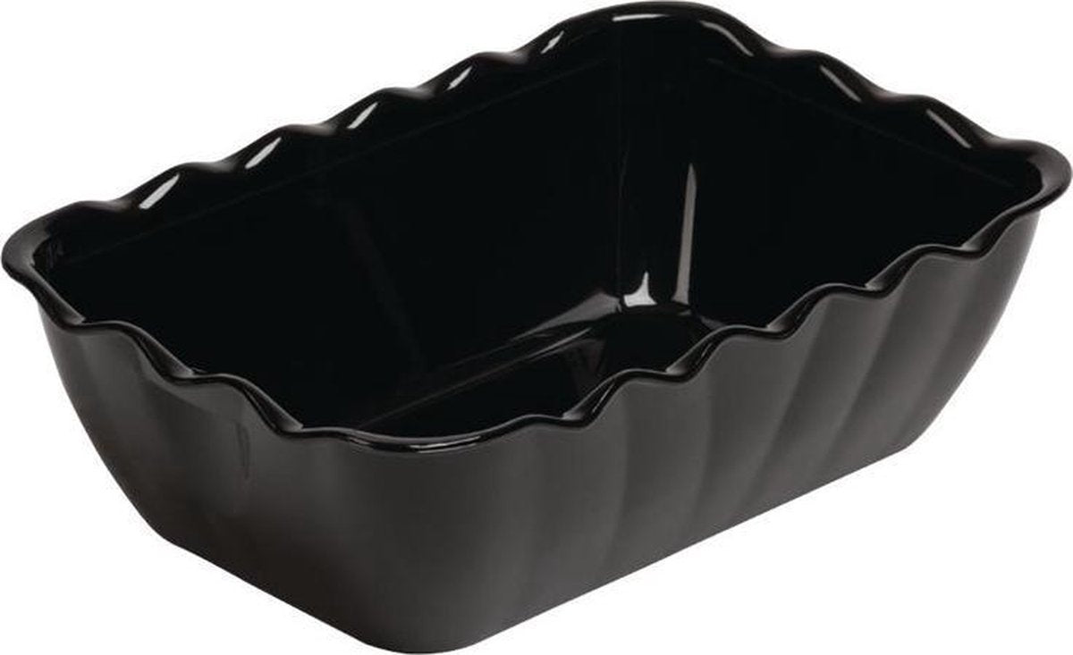 Kristallon buffetschaal zwart 2ltr