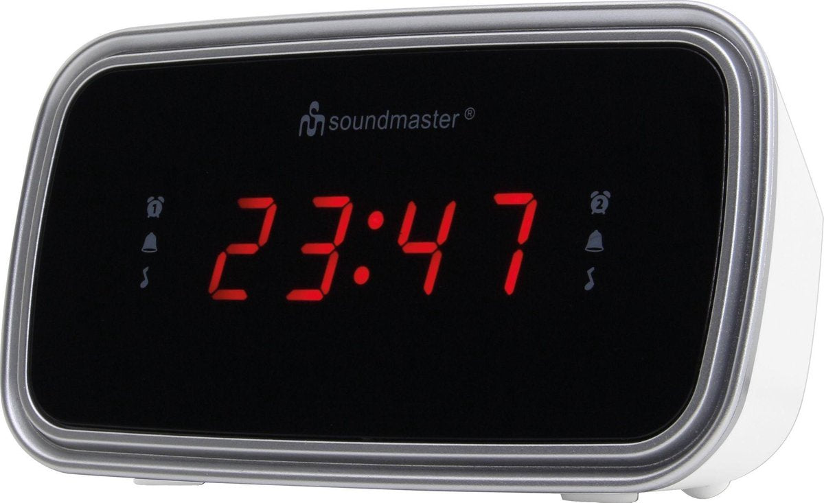 Soundmaster UR106WE - Wekkerradio - Wit