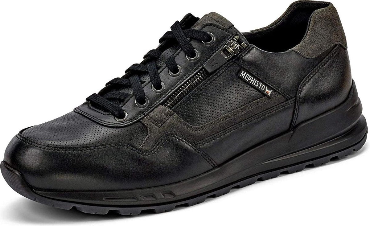 Mephisto BRADLEY heren sneaker - zwart - maat 39