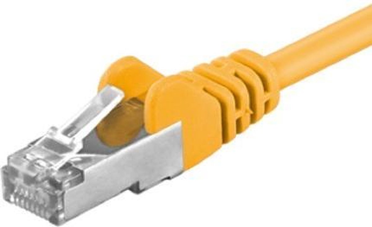 Wentronic CAT 5-025 FTP Yellow 0.25m