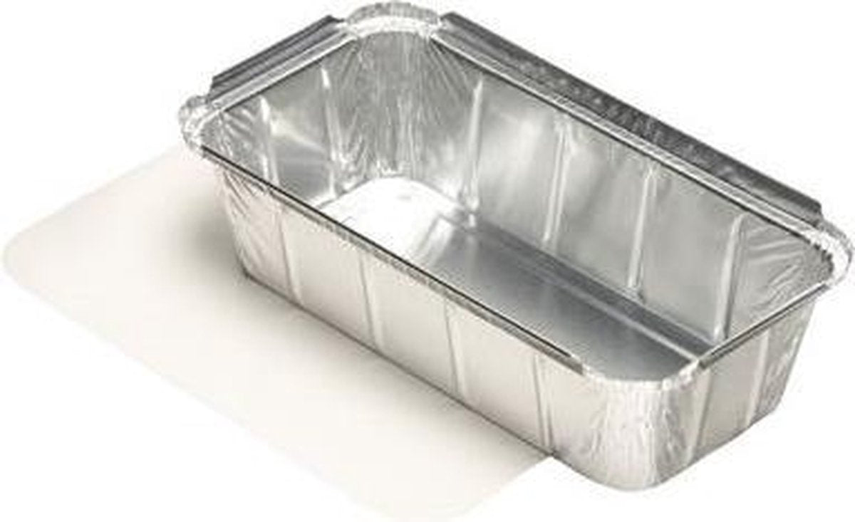 Papstar aluschalen 1ltr met deksel10st