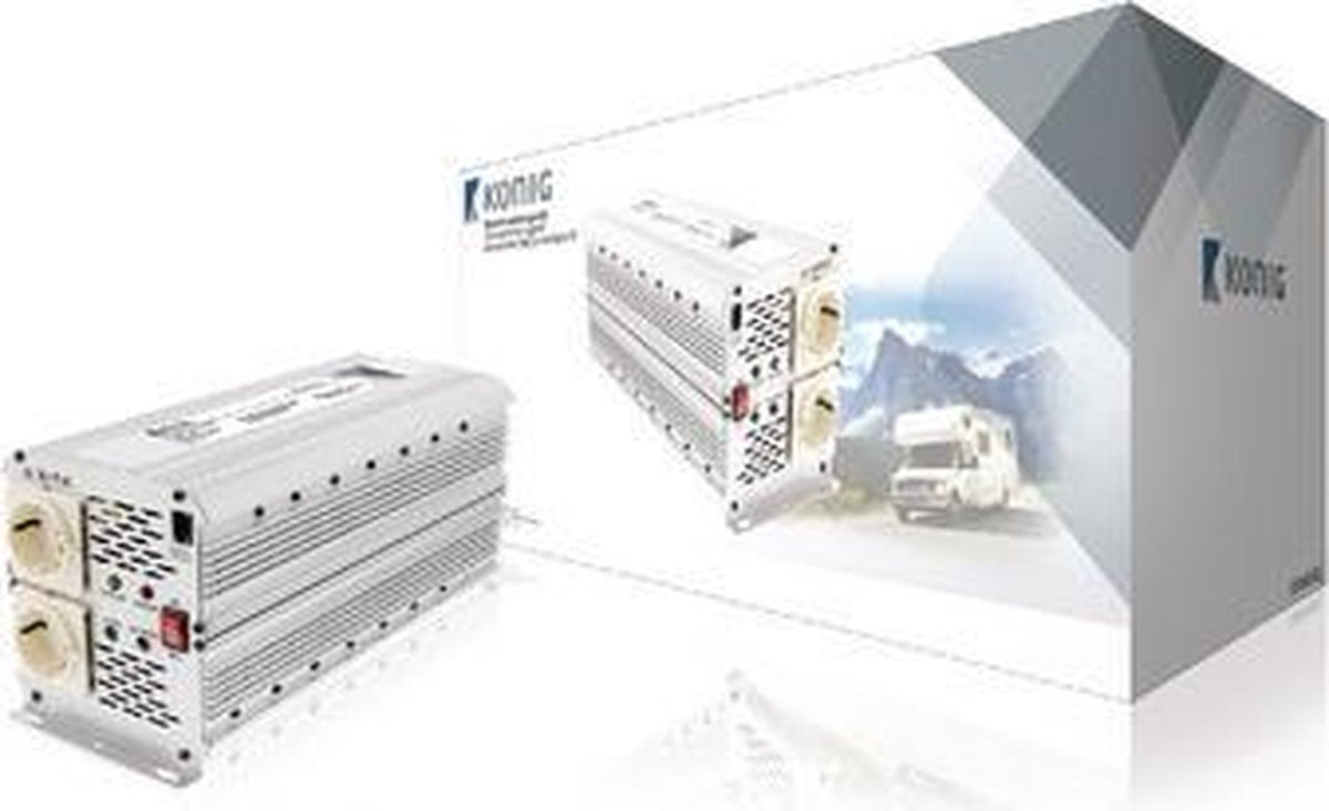 Gemodificeerde Sinus Omvormer 12 VDC - AC 230 V 2500 W F (CEE 7/3)
