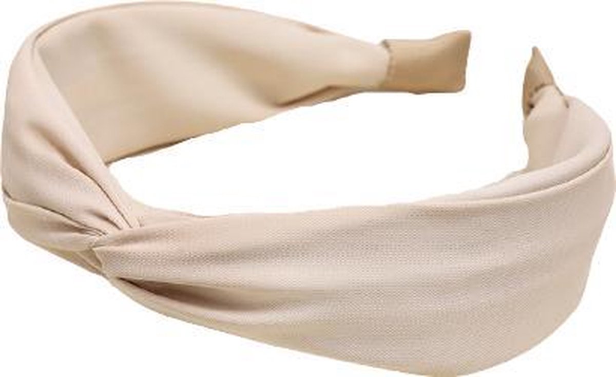 MINIIYOU - Dames diadeem crème - twist - cross haarband