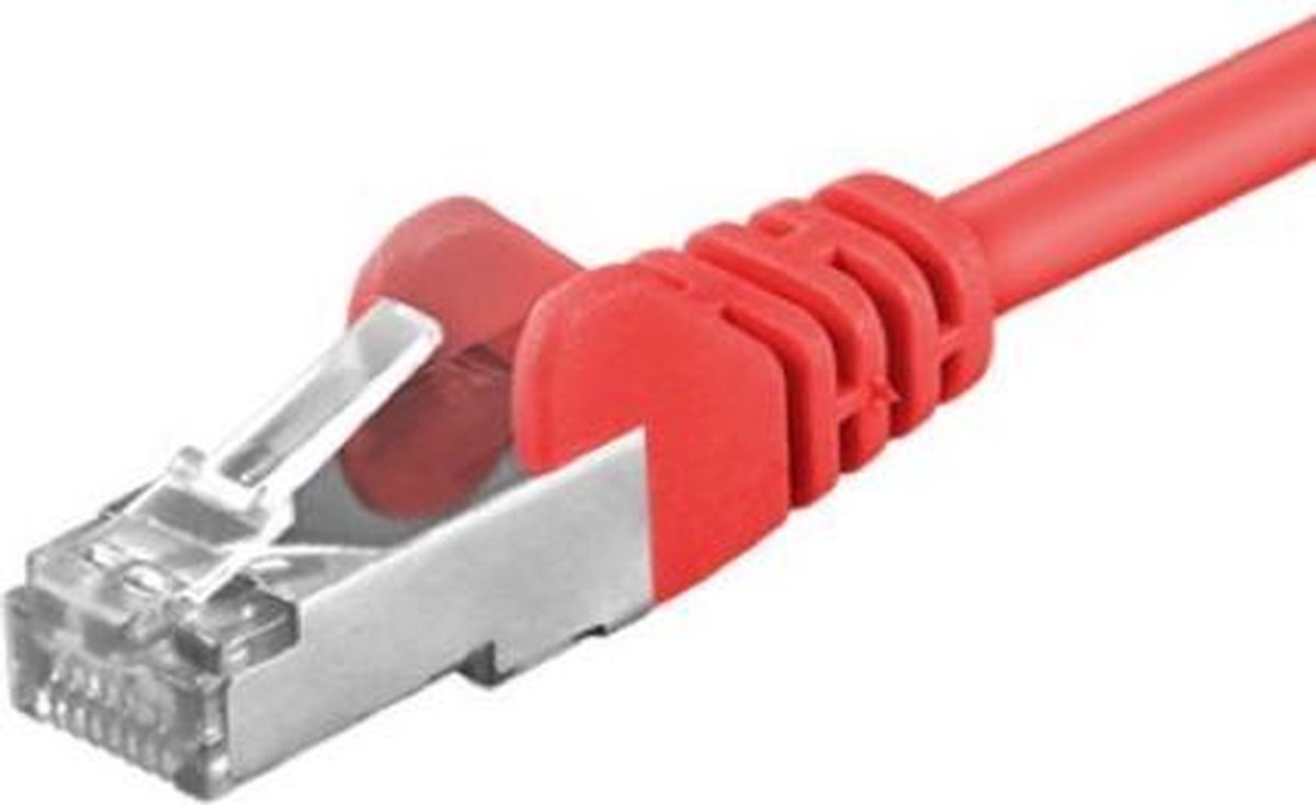 Wentronic CAT 5-100 FTP Red 1m