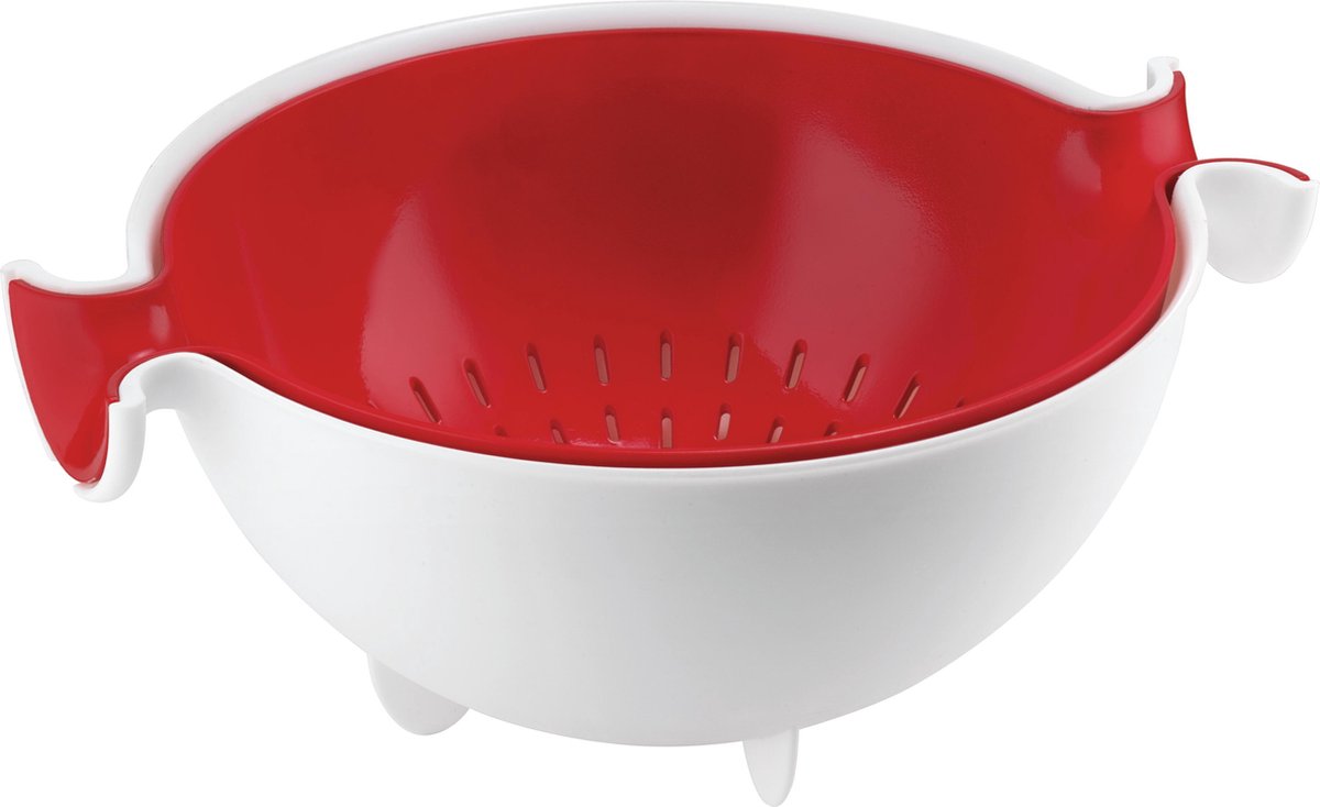 Guzzini My Kitchen Vergiet en serveerschaal - Ø25 cm - Rood